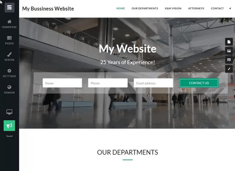 uploading your website logo