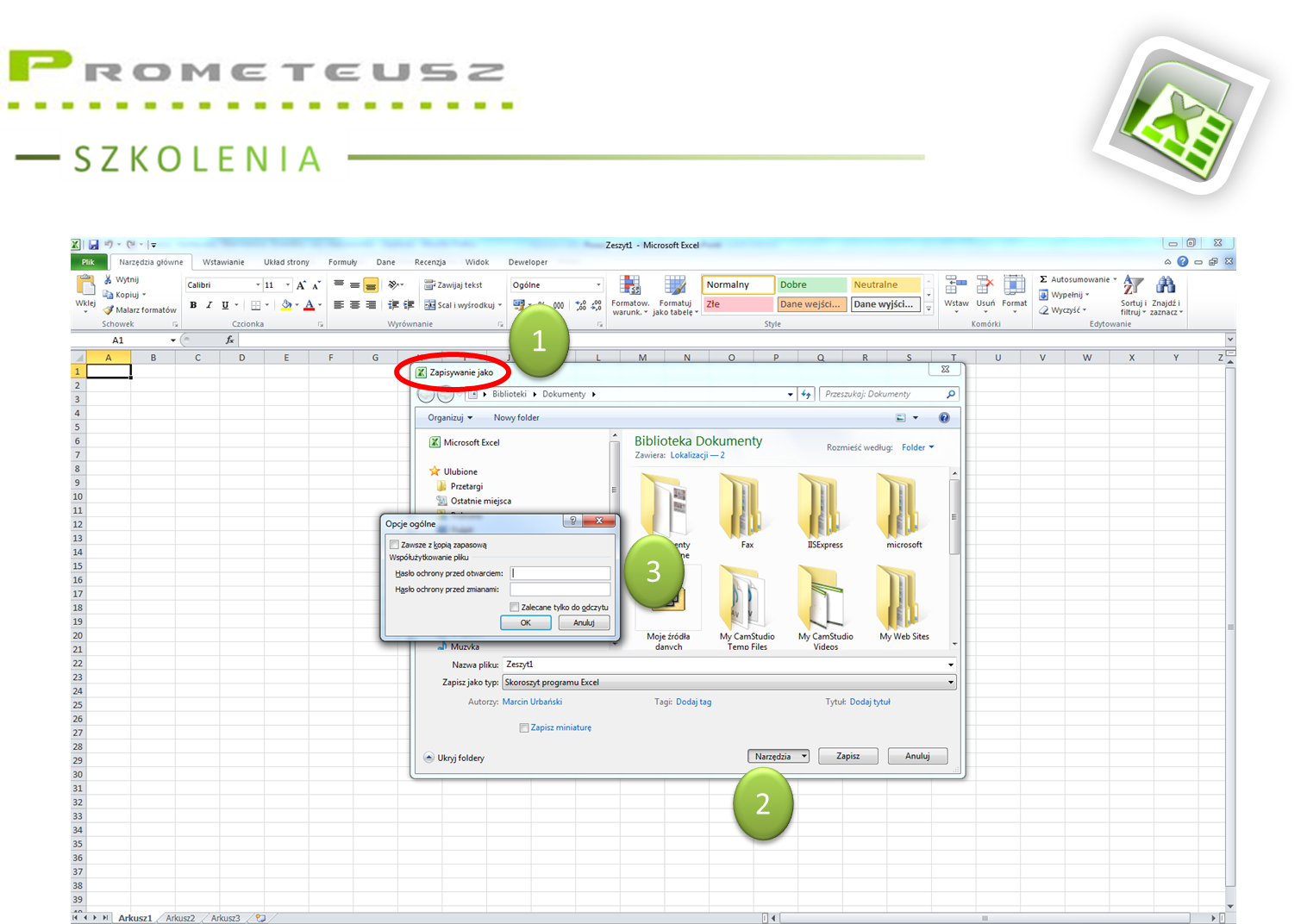 Excel file securing