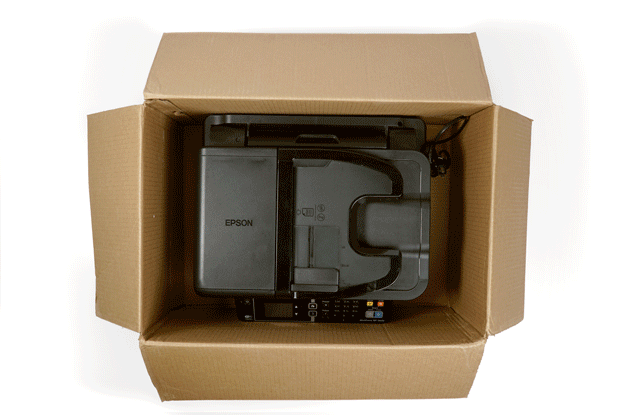 Pack smaller things around heavier items in box