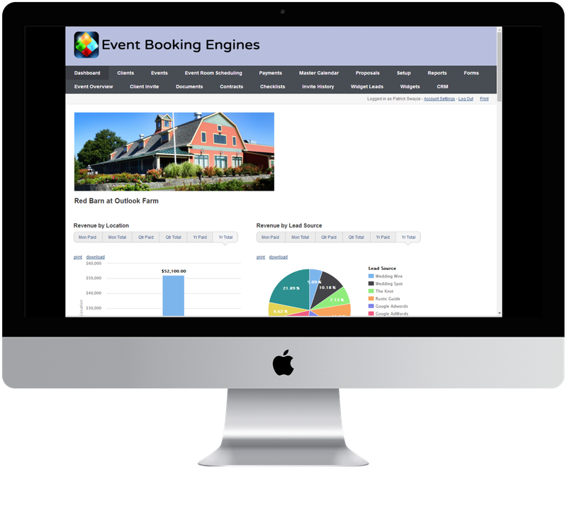 Event booking engines