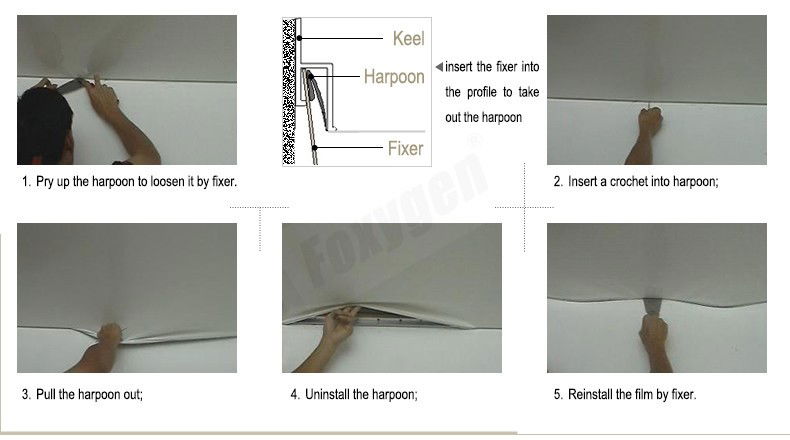 How To Uninstall Or Remove A Stretch Ceiling Film Foxygen