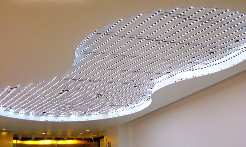 How To Install The Led Light For Soft Pvc Stretch Ceiling