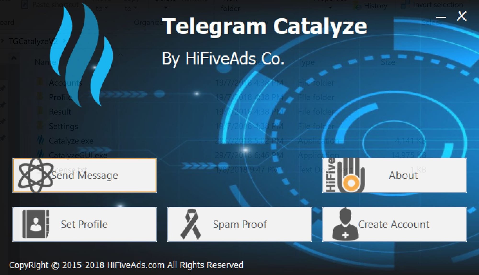 телеграма catalyz
