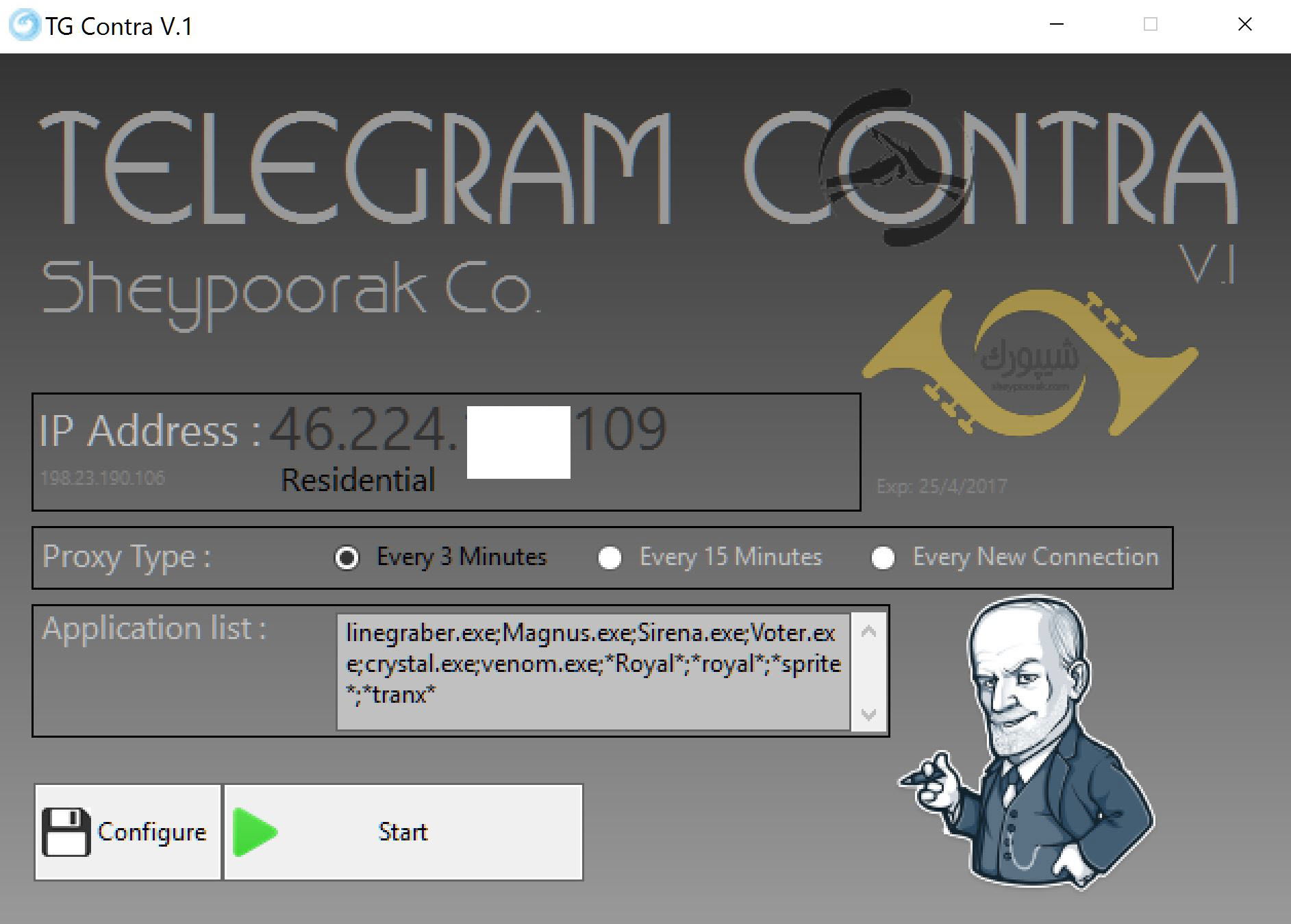 Telegram Network Contra (Dedicated IP Changer)