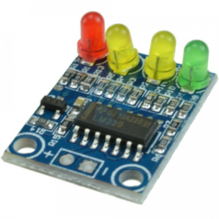 Battery voltage indicator with 4 leds (12v)