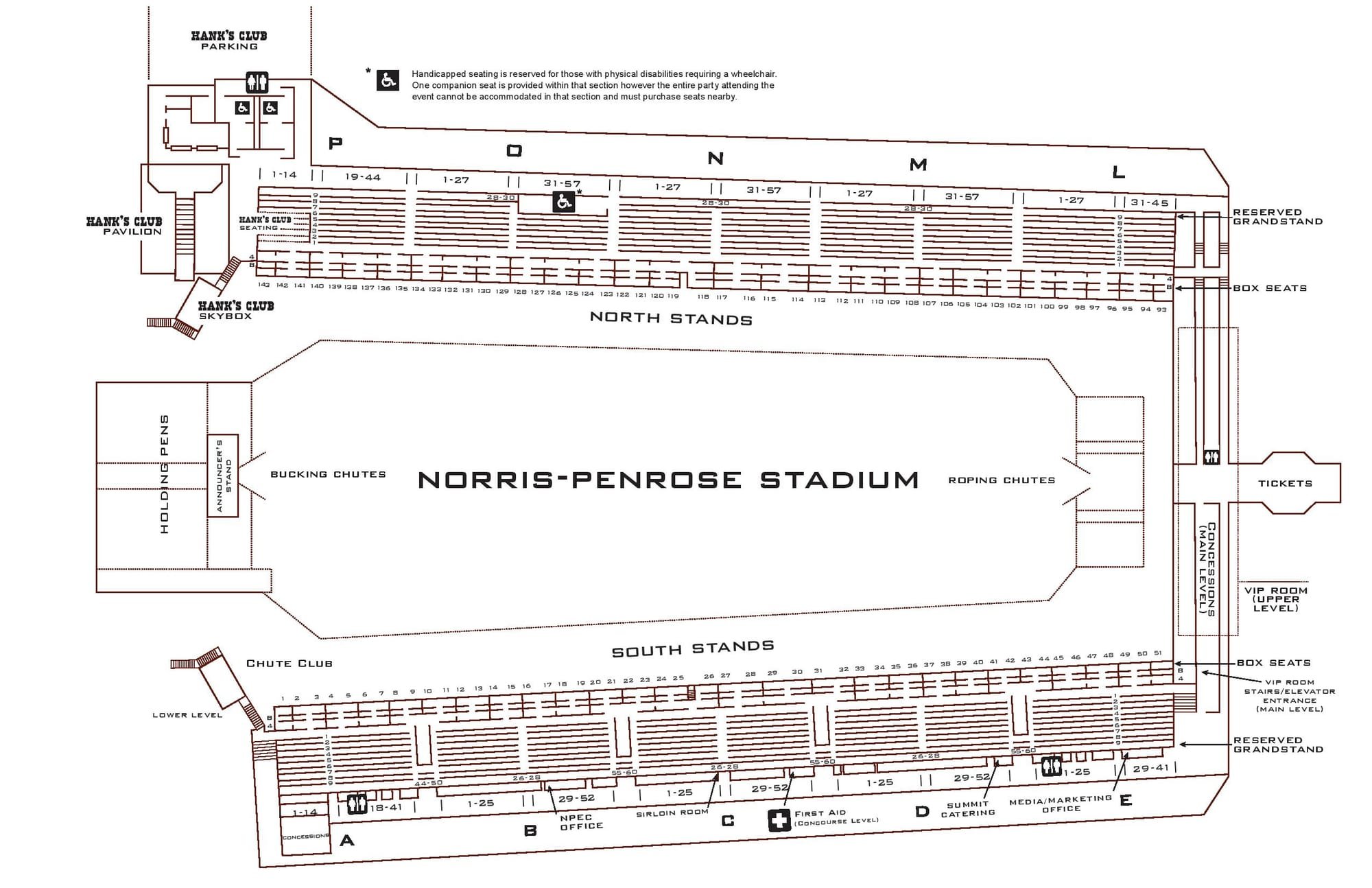 Penrose Event Center Seating Chart