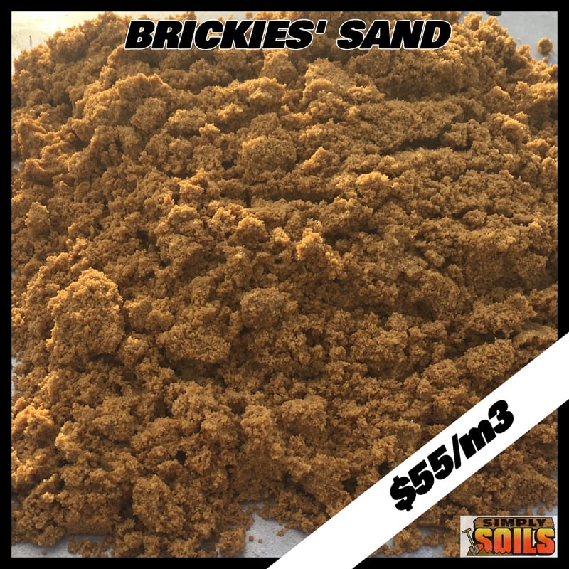 Brickies' Sand Delivered or Pickup Simply Soils