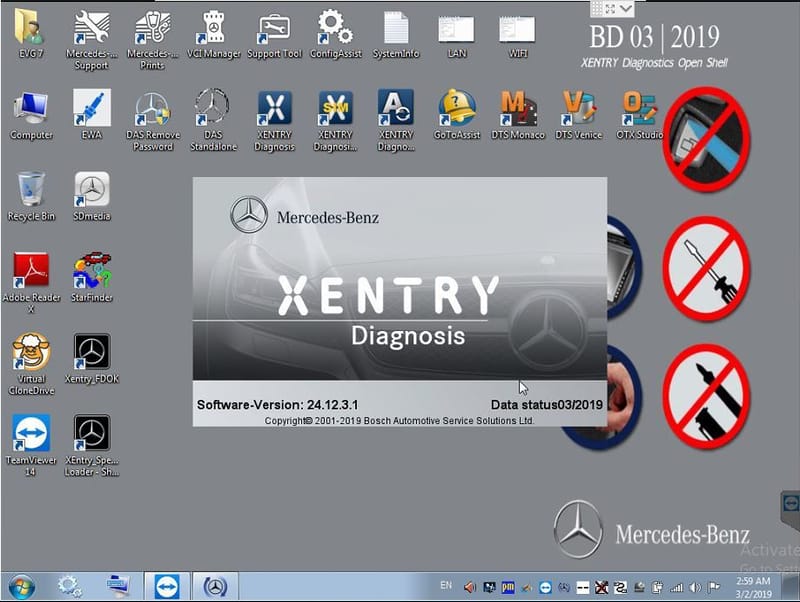 Xentry update service мерседес активация