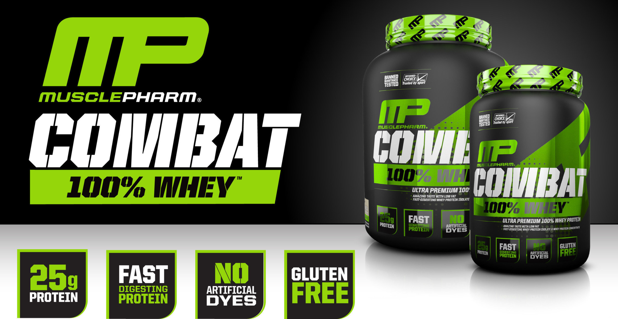 Combat 100% Whey Protein MusclePharm