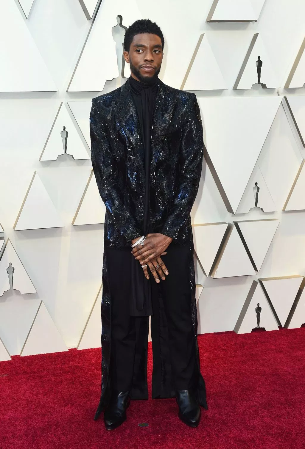 Chadwick Boseman dans Givenchy Couture, Oscars 2019