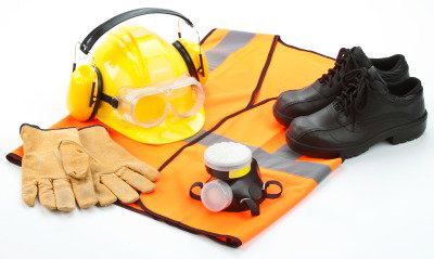 Wholesale of professional health and safety outfit and tools trading