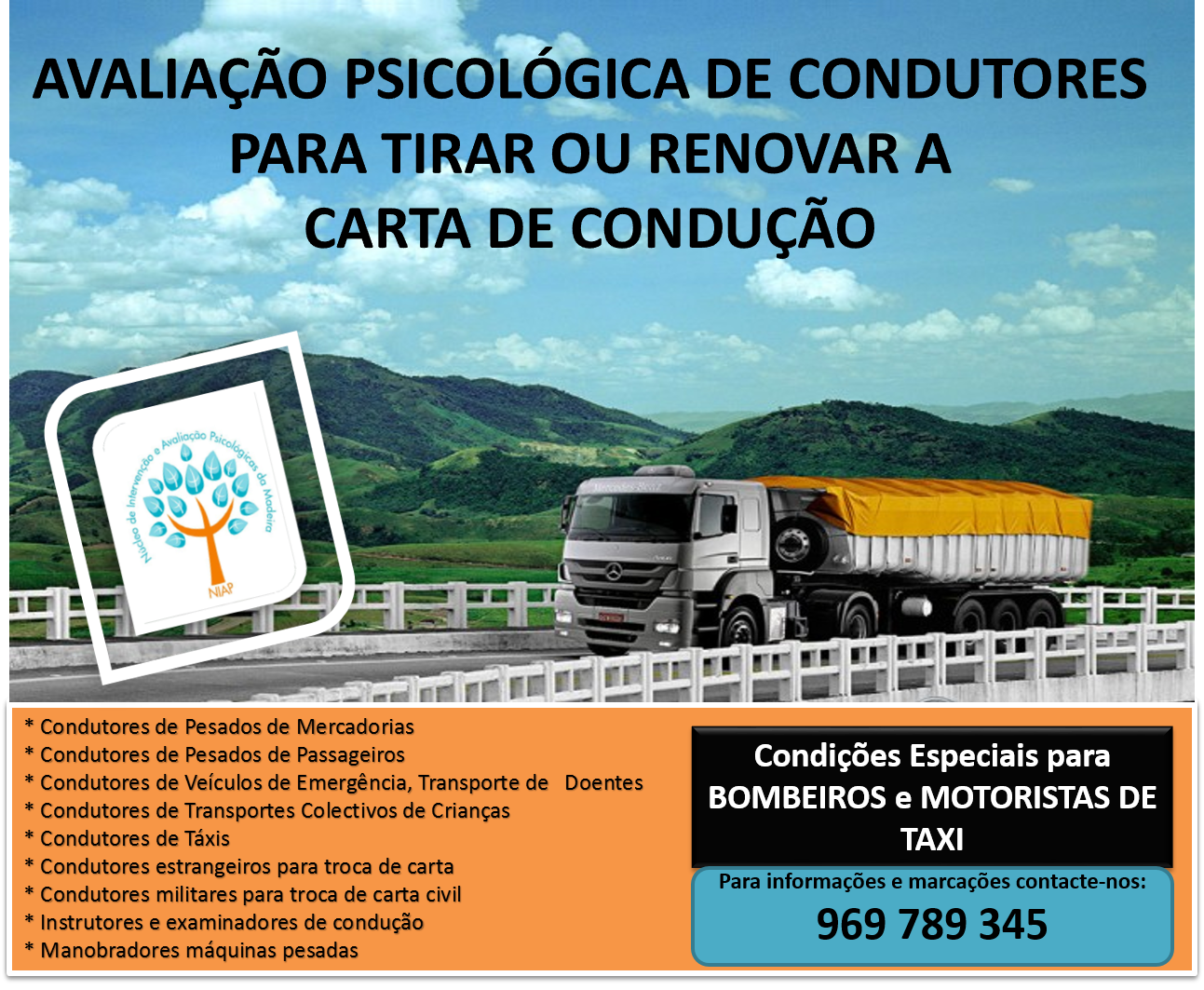 Avaliação Psicológica de Condutores - Avaliações 