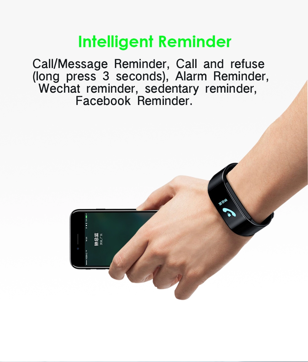 2018 New Model R18S Smart Bracelet Heart Rate Monitor Blood Pressure Fitness Tracker Wristband IP67