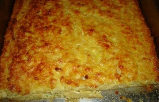 Τραχανόπιτα με αλεύρι καλαμποκιού