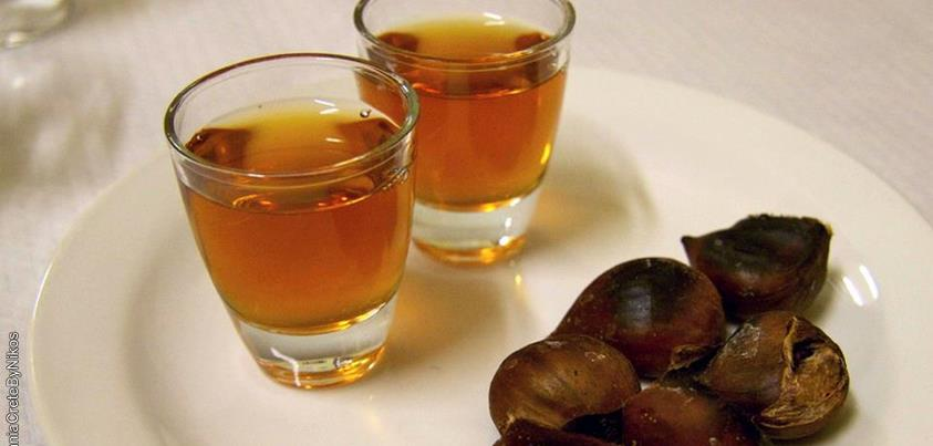 Ρακόμελο Παραδοσιακό Κρήτης 500ml με κάστανα