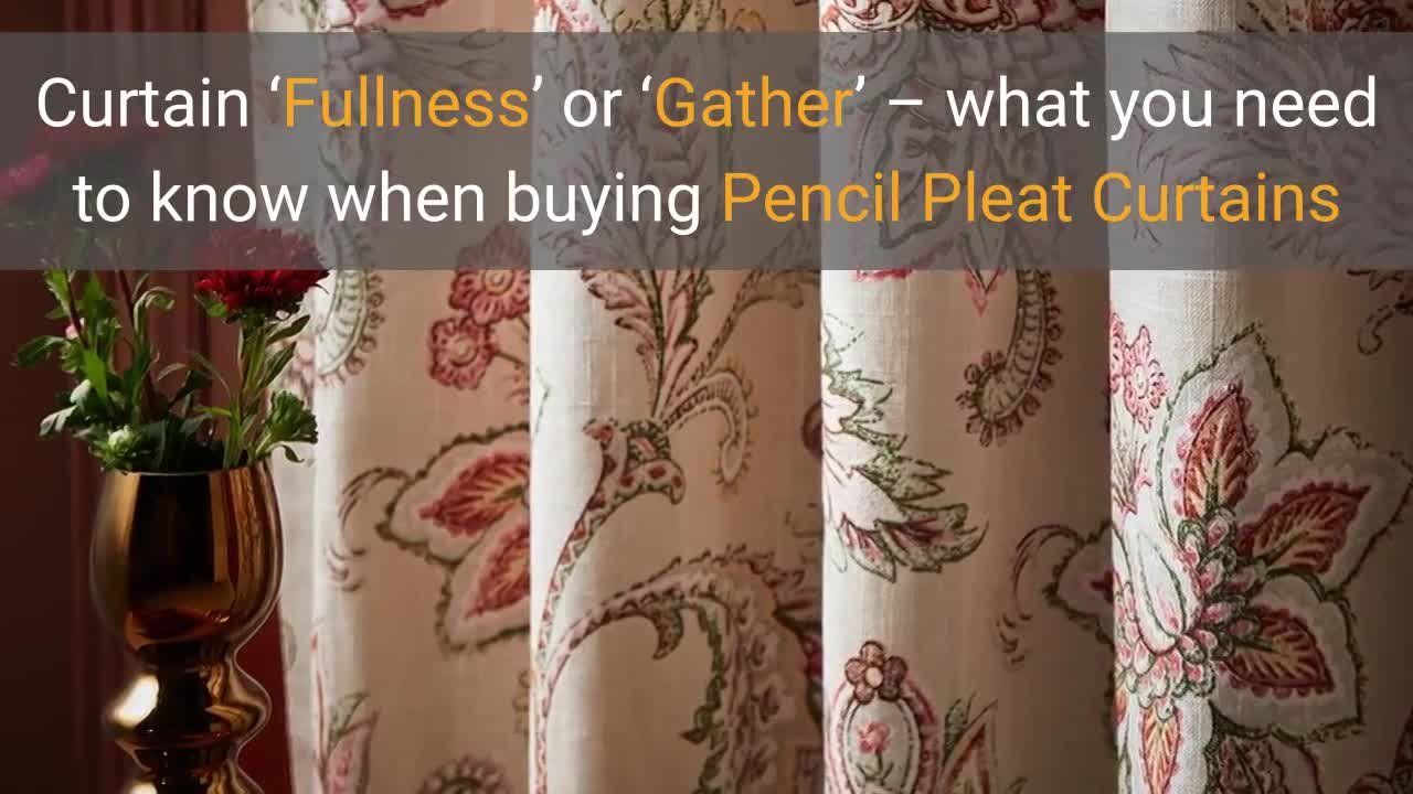 Pencil Pleat Curtain Fullness thumbnail