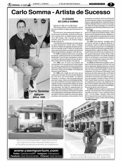 Carlo Somma Newspaper 2017