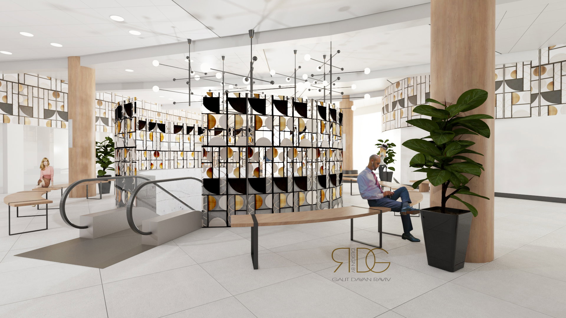 Office building lobby design