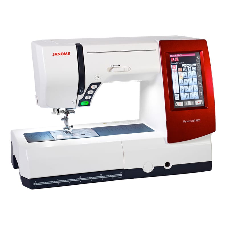 Janome MC9900 embroidery sewing machine - The Sewing