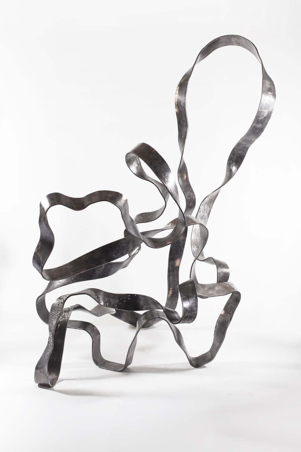 'Oblivion VII' | Iron and brass sculpture | Artist: Rami Ater