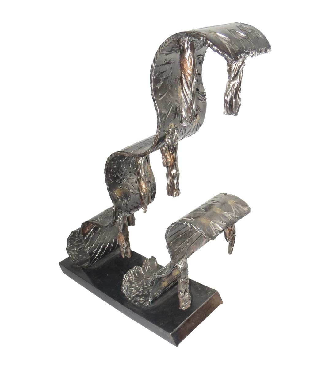 חיים IV | 2013 | פסל ברזל ופליז של האמן הישראלי, הפסל רמי אטרר